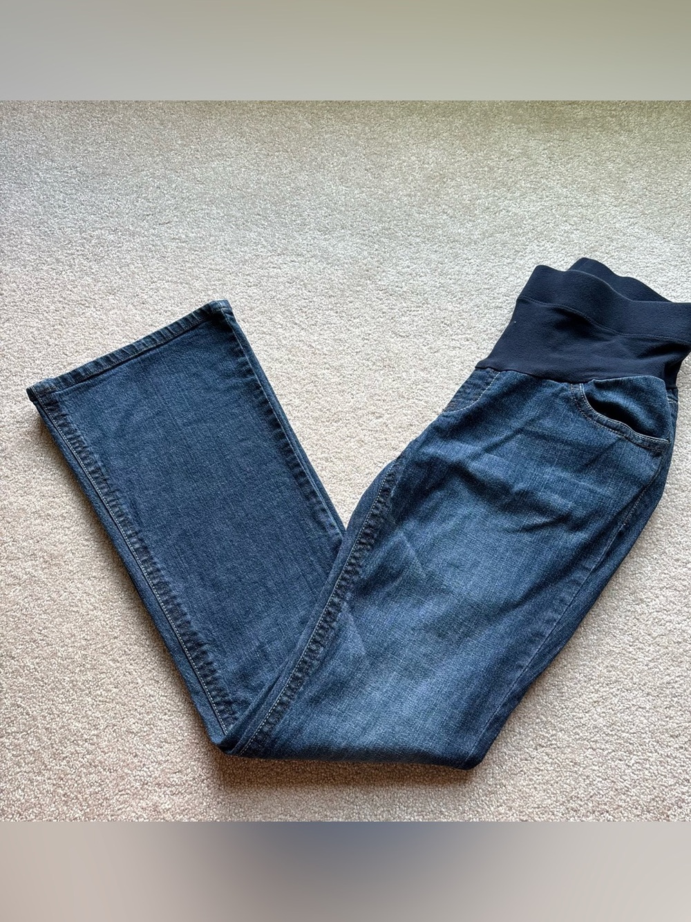Maternity bootcut jeans